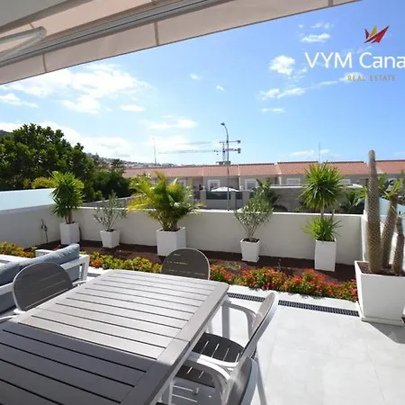Daire New In Terazzas De Costa Adeje. Big Terrace With A Garden, Heated Pool And Private Parking Costa Adeje